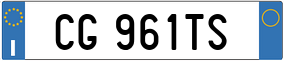 Truck License Plate